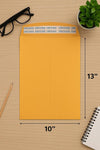 50 - Pack 10"x13" Kraft Catalog Mailing Envelopes Mailers Peel Self Seal